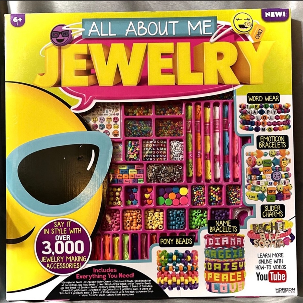 3000 piece Bead Jewelry Kit by All about Me